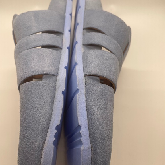 Free People Women's Sunday Season Footbed Mules in blue Size 41 - Picture 3 of 7